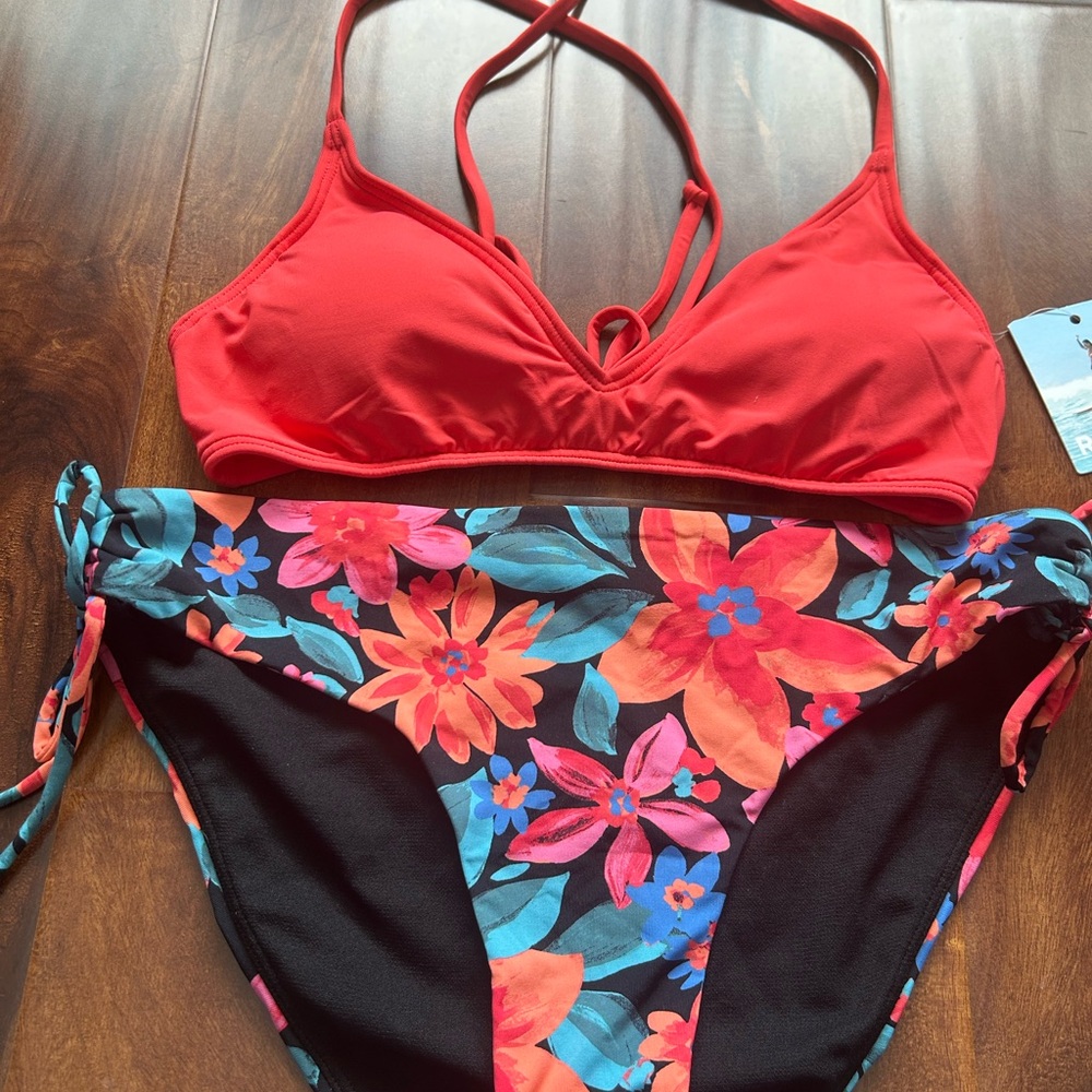 Vibrant Floral Bikini Set